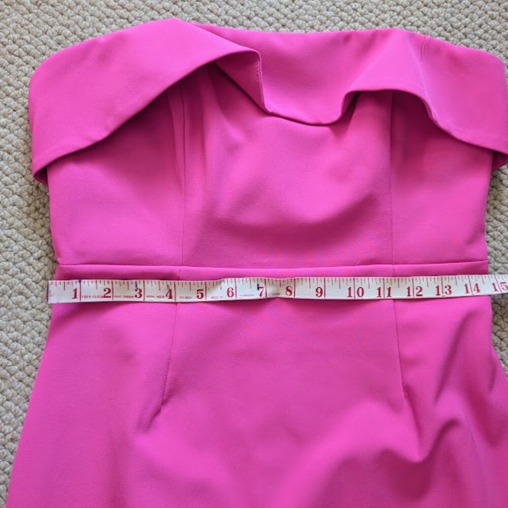 NEW w/tags Zorianna midi dress in pink shock 8/M (comes a little narrow) - Picture 7 of 11